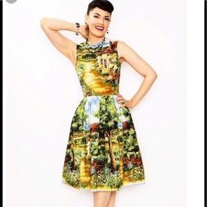 Bernie Dexter Country Cottage Sleeveless L dress.